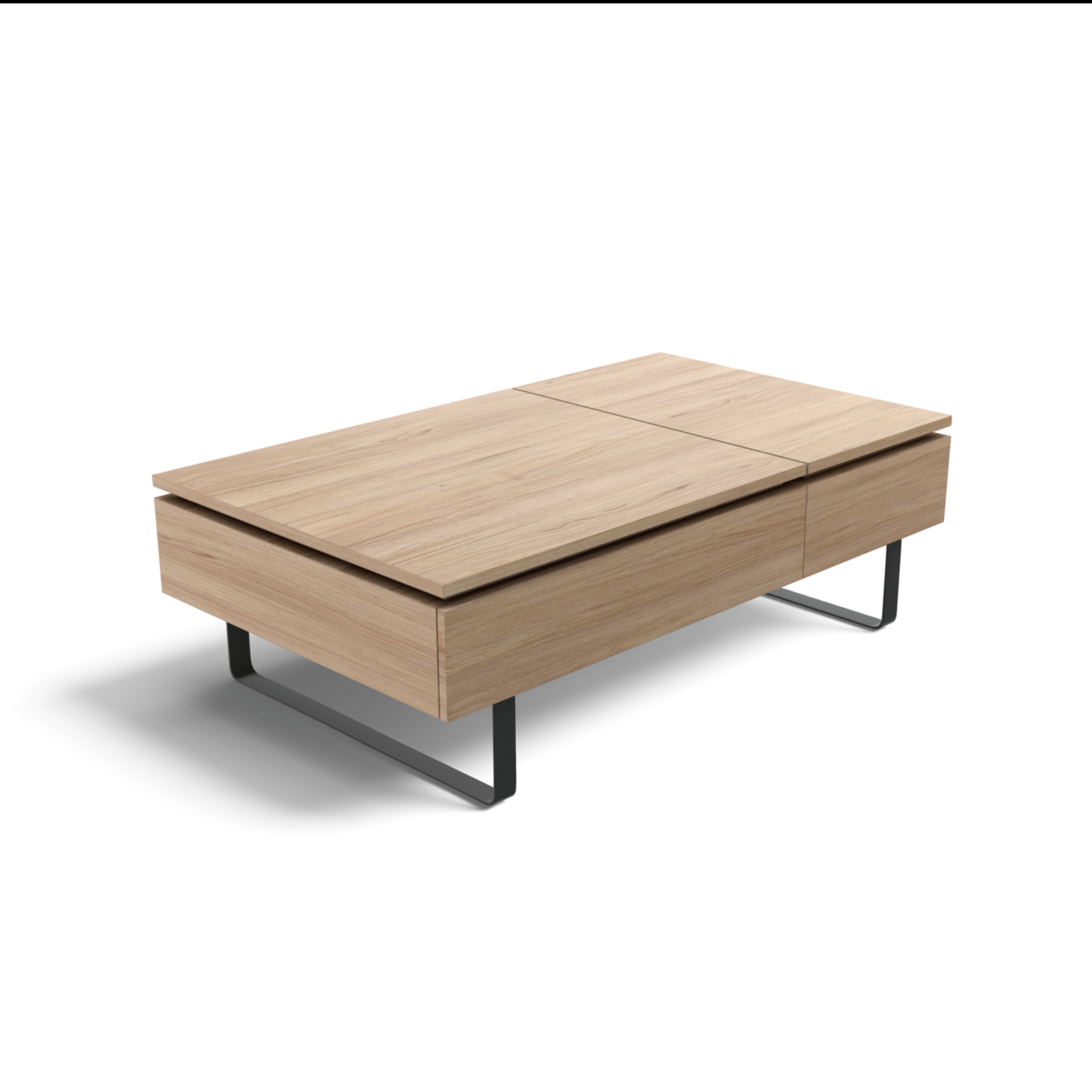 Flippa Functional Oak Coffee Table